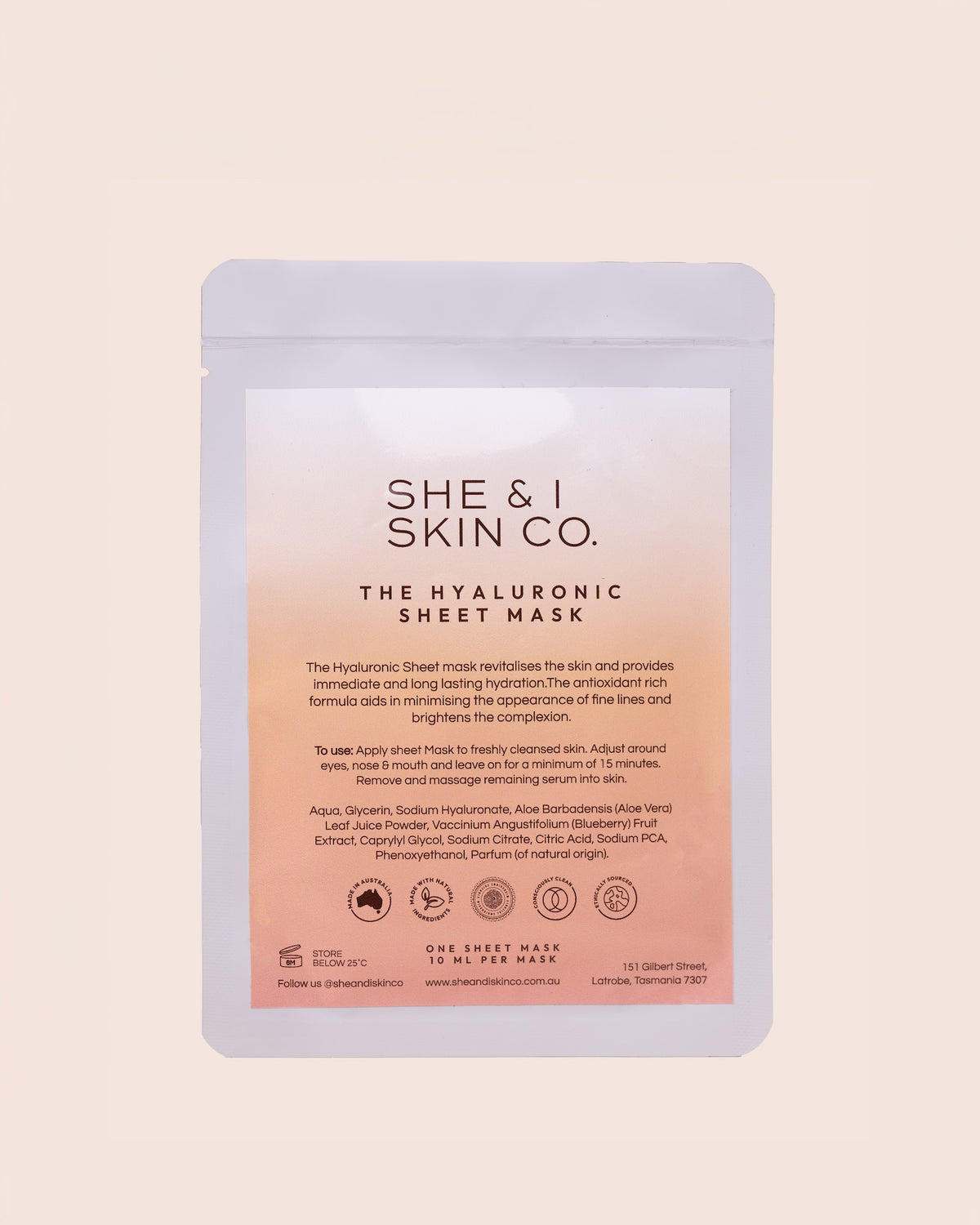 The Hyaluronic Sheet Mask